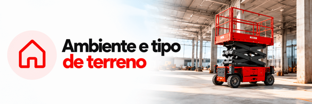 Ambiente e tipo de terreno