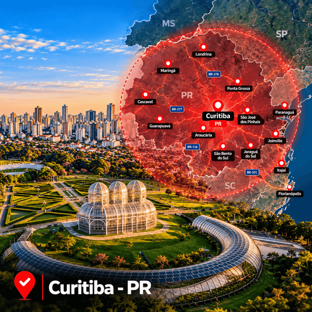 Área de Atendimento de Curitiba