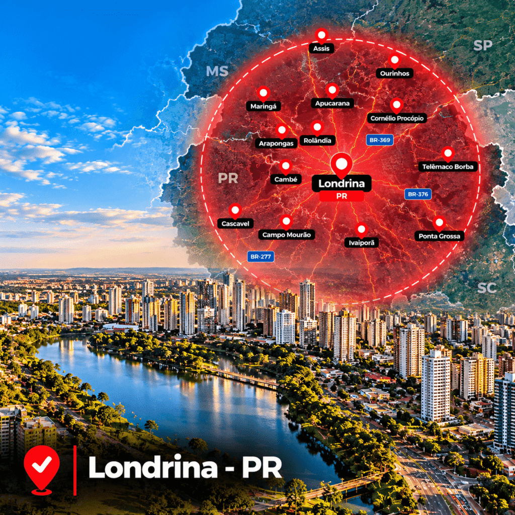 Área de Atendimento de Londrina