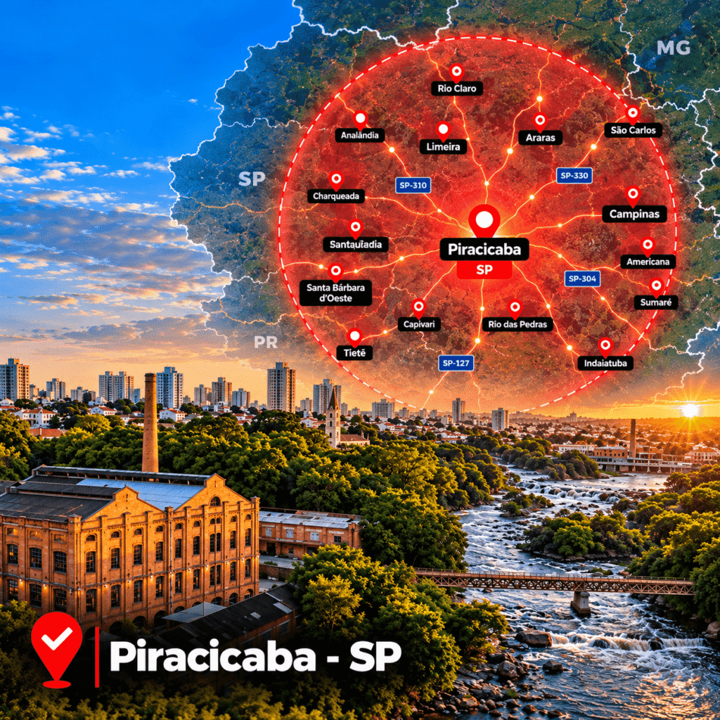 Área de Atendimento de Piracicaba