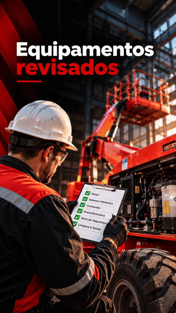 Equipamentos revisados na prática